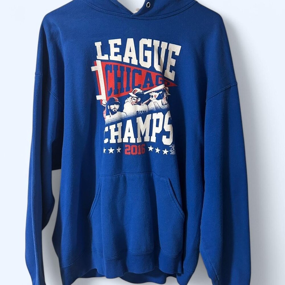 Blue Chicago hoodie